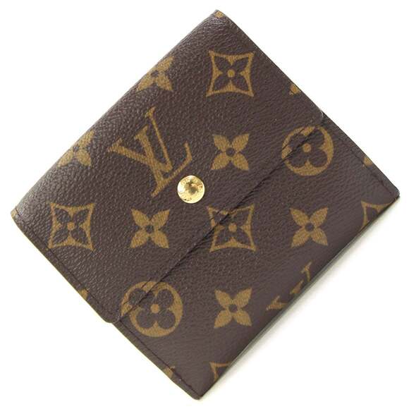 Louis Vuitton Monogram Portefeuille Elise Wallet M61654 Compact Wallet Mini ...